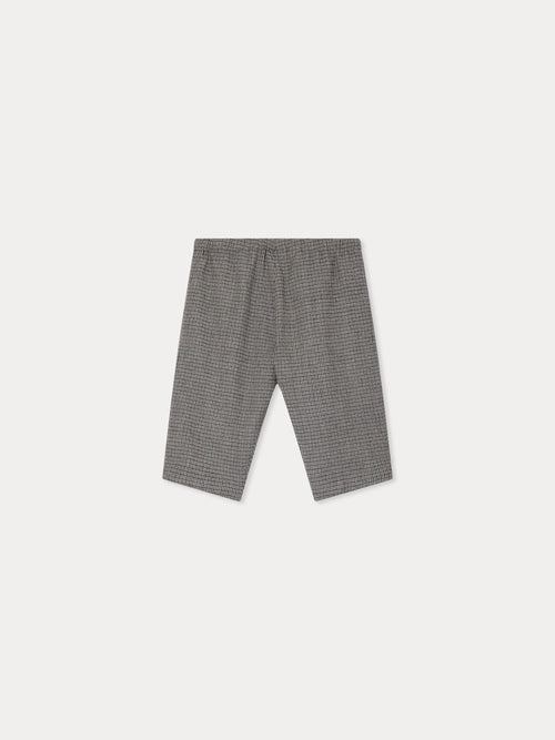 Dandy micro-check flannel pants