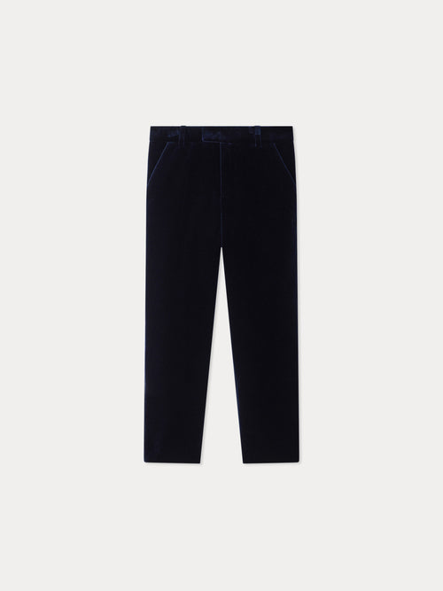 Chino trousers Timote in organic cotton velvet