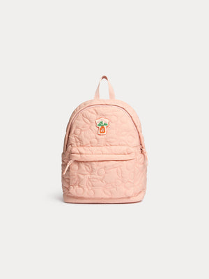 Java backpack embroidered with cherries and water repellent