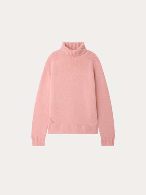 Jelisea Grown-Up turtleneck sweater in wool and cashmere