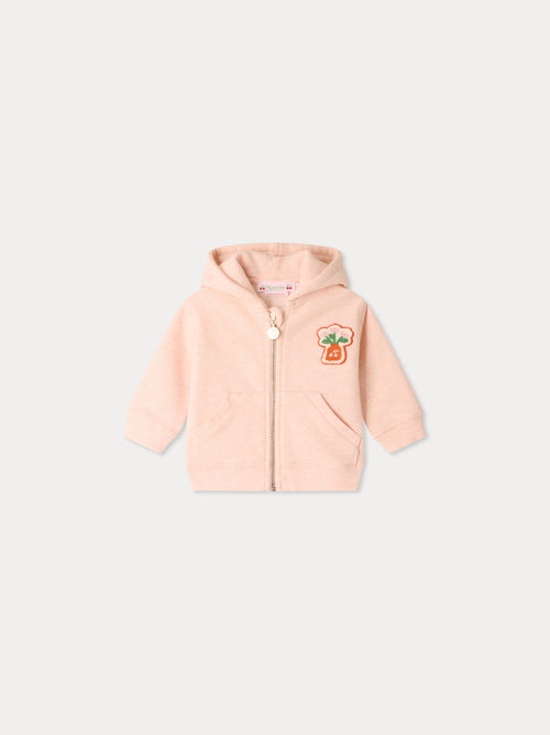 Tibou baby sweatshirt in organic cotton