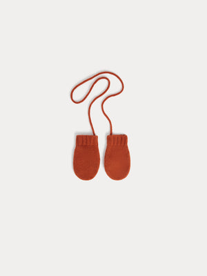 Thuri baby mittens with cashmere cord
