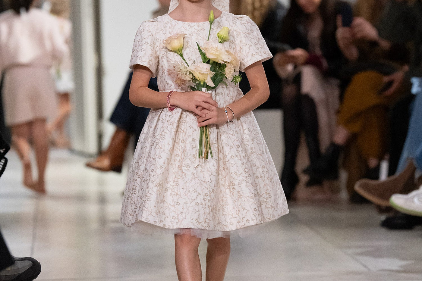 Girl Summer 2026 Ceremony Look - Jacquard dress