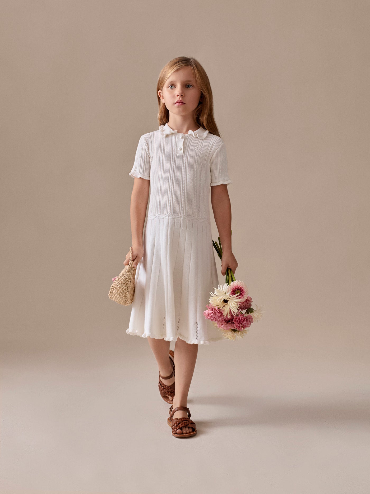 Girls' Summer 2026 Look - Lobelie Ruffled Dress