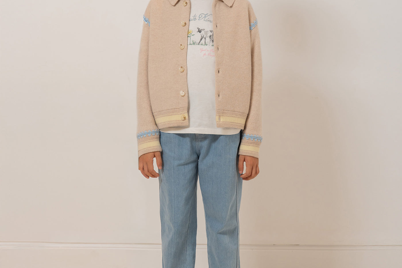 Bonpoint x Guest in Residence  Boys' Look - Cashmere Jacket