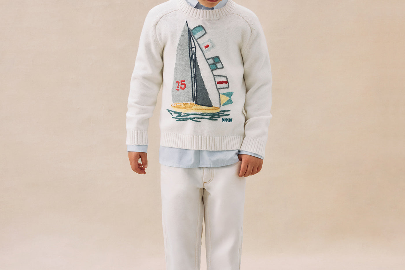 Boy's summer look 2025 Boat Pullover