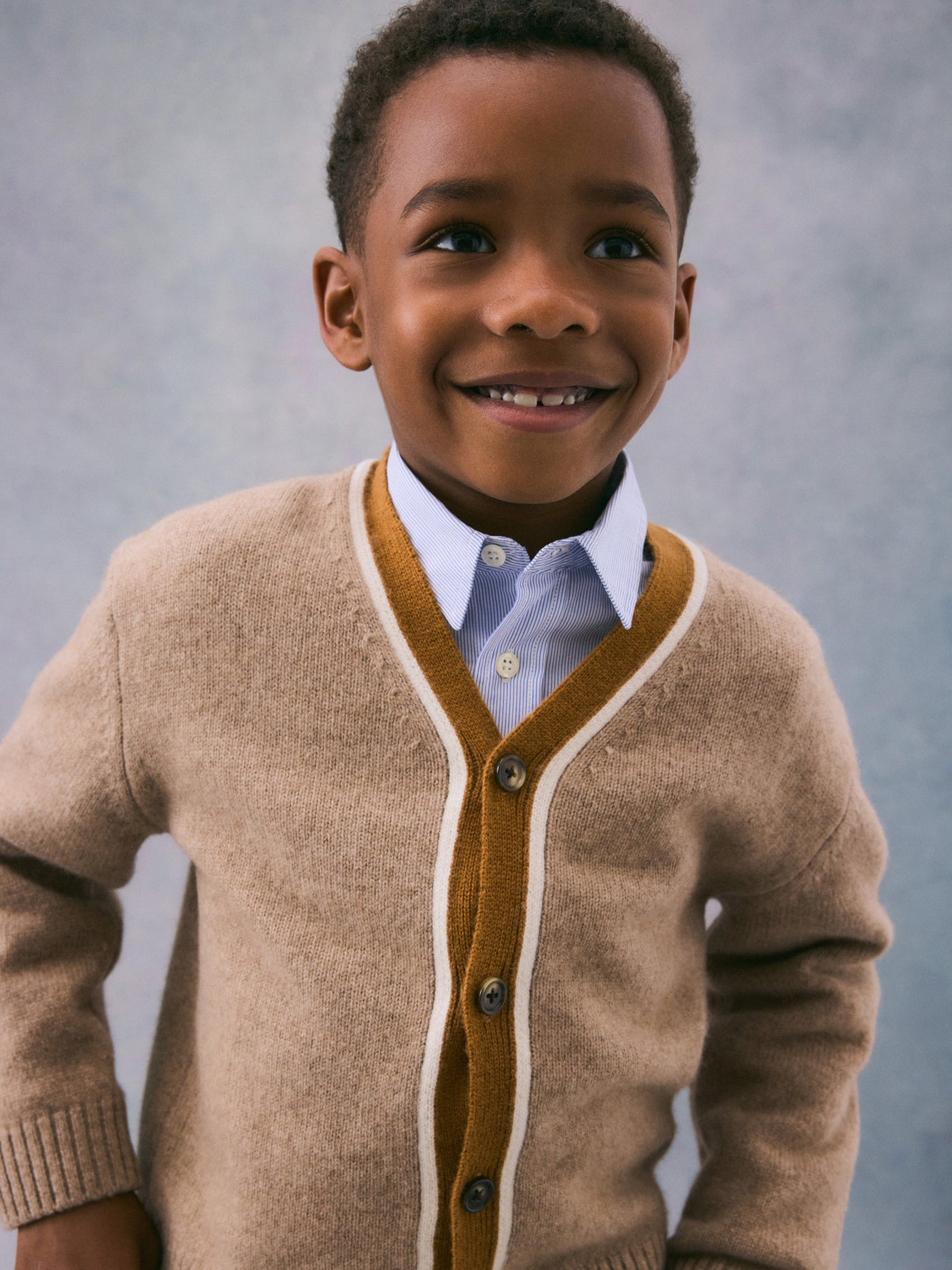 Winter 2024 boy's look cardigan
