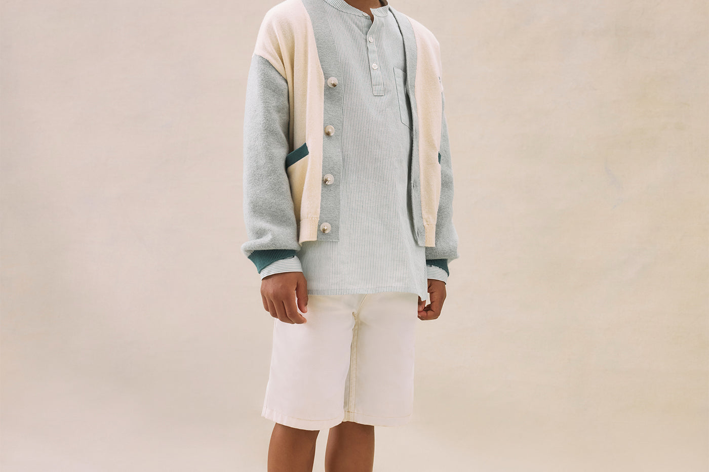 Cruise 2025 boy's look embroidered Cardigan