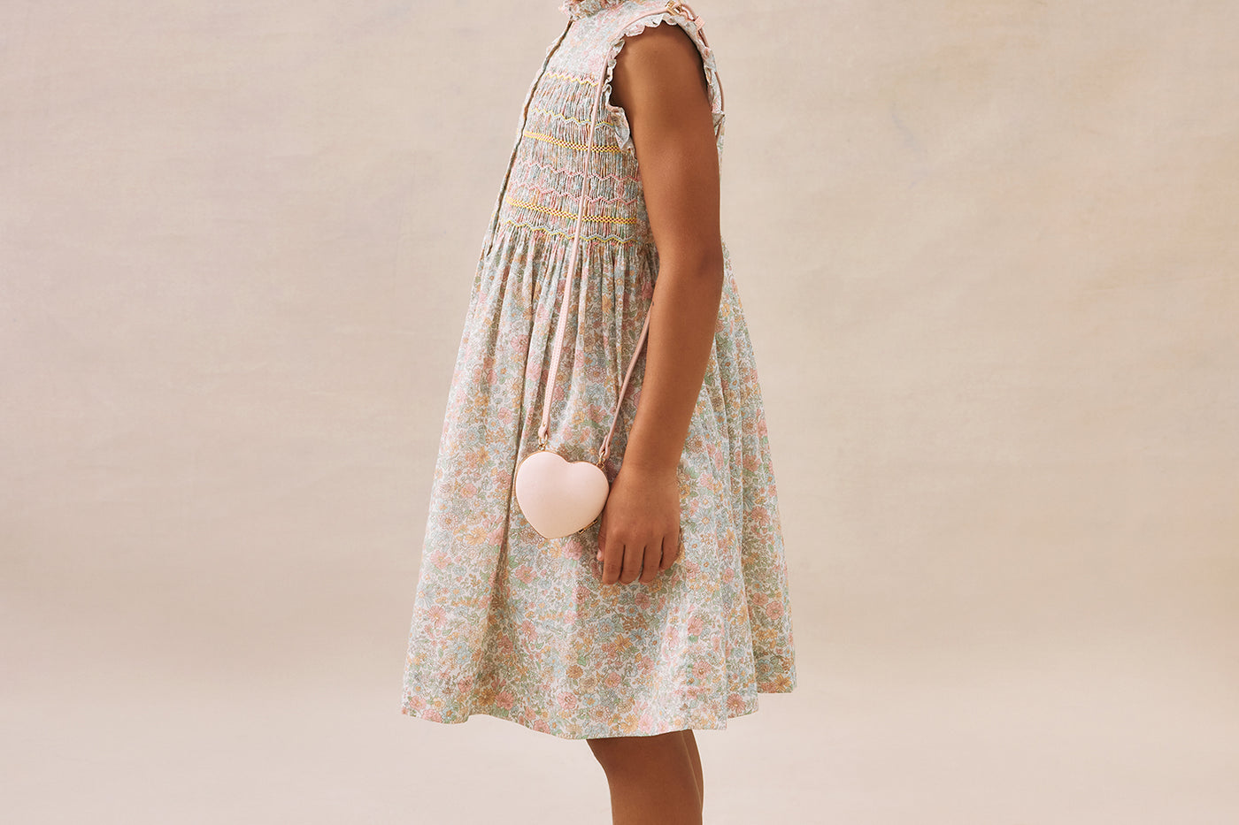 Girl's summer look 2025 Smocked dress