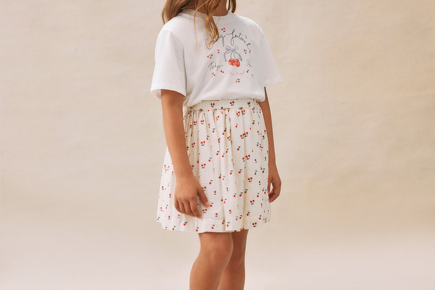 Girl's summer look 2025 Cherry festival