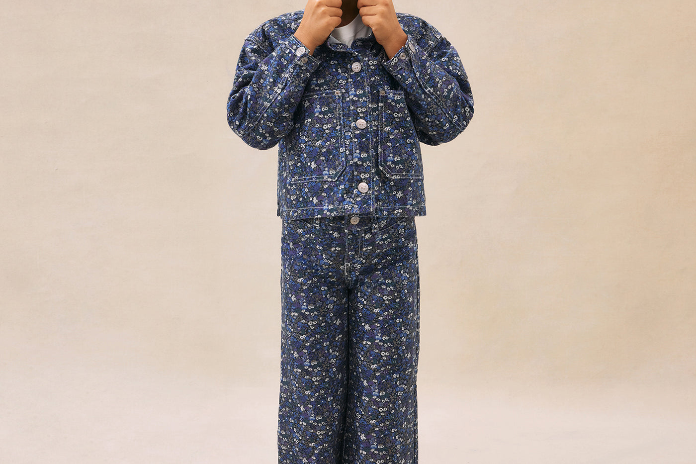 Girl's summer look 2025 Denim set