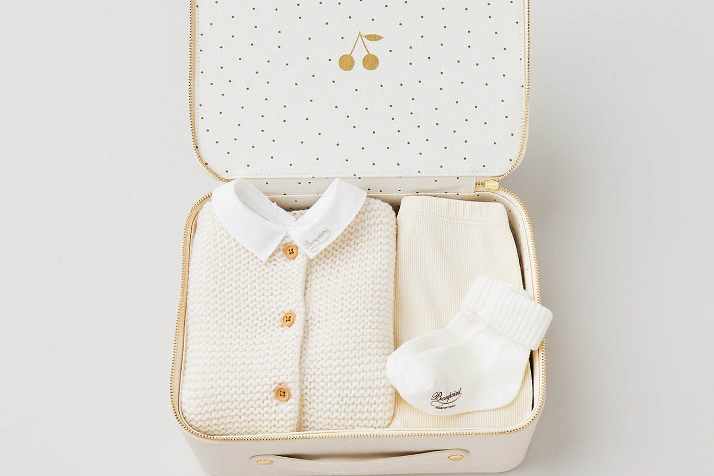 Newborn medium Suitcase White set