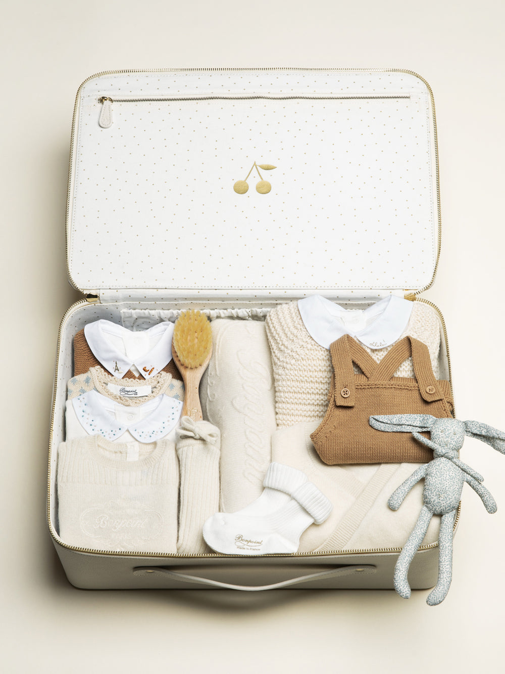 Large unisex birth suitcase