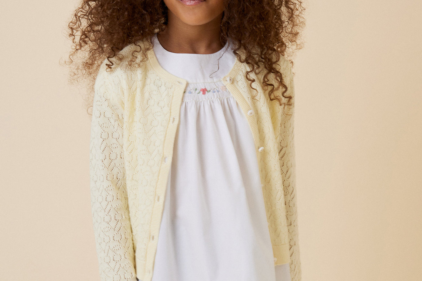 Summer 2024 girl's look chambray shorts