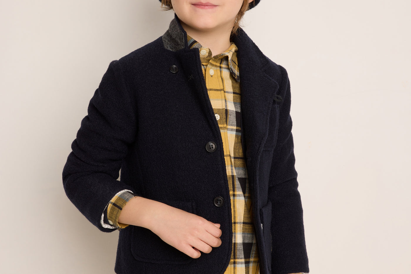 Winter 2023 boy's look blazer jacket