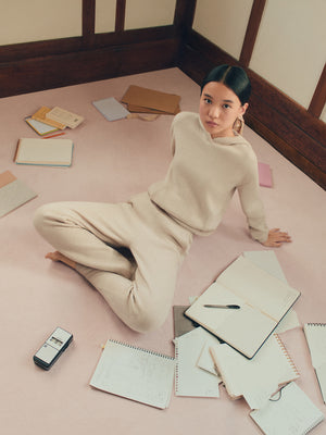 Janumahil Grown-Up sweater in wool and cashmere