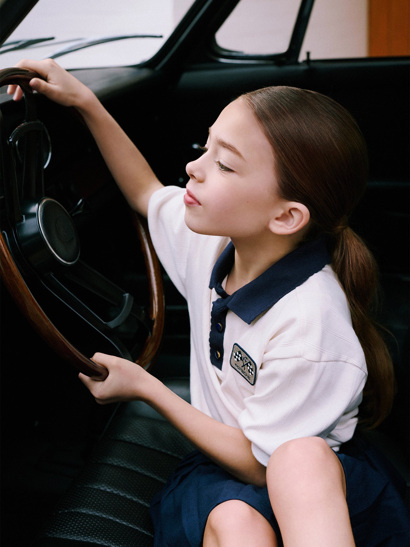 Bonpoint x Porsche Lycoris polo shirt in organic cotton