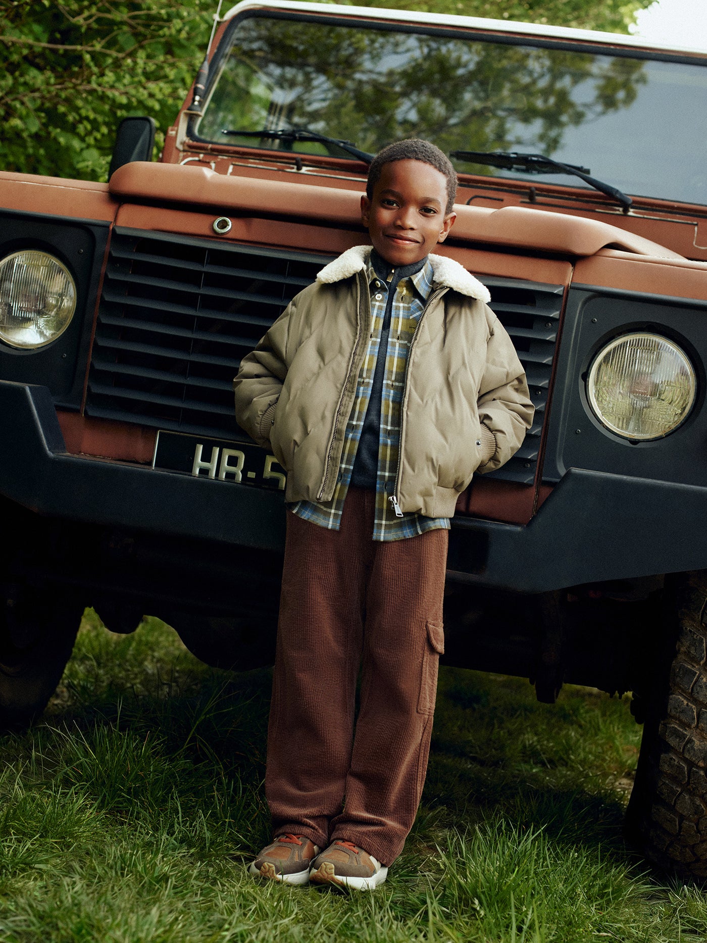 Boys' Winter 2026 Look - Twill Check Shirt