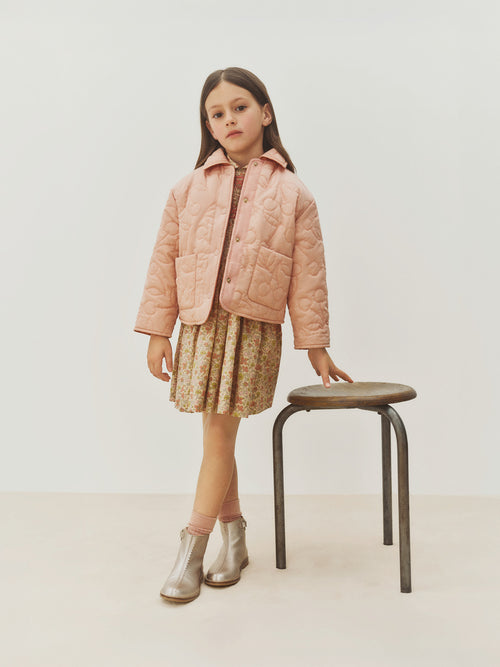 Molly reversible and quilted cherry jacket