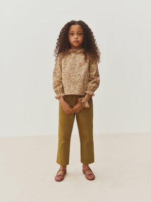 July khaki organic cotton pants