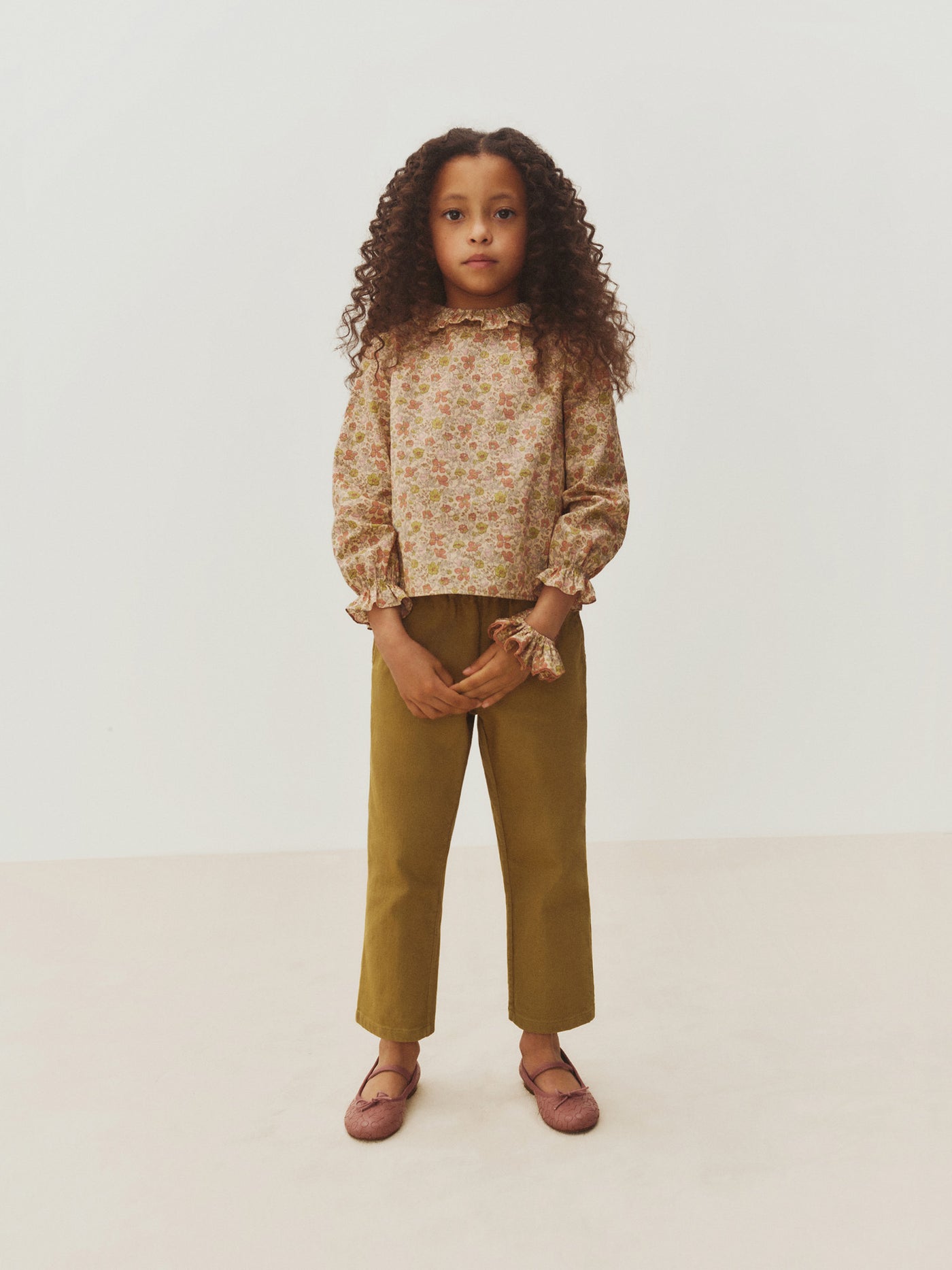 July khaki organic cotton pants
