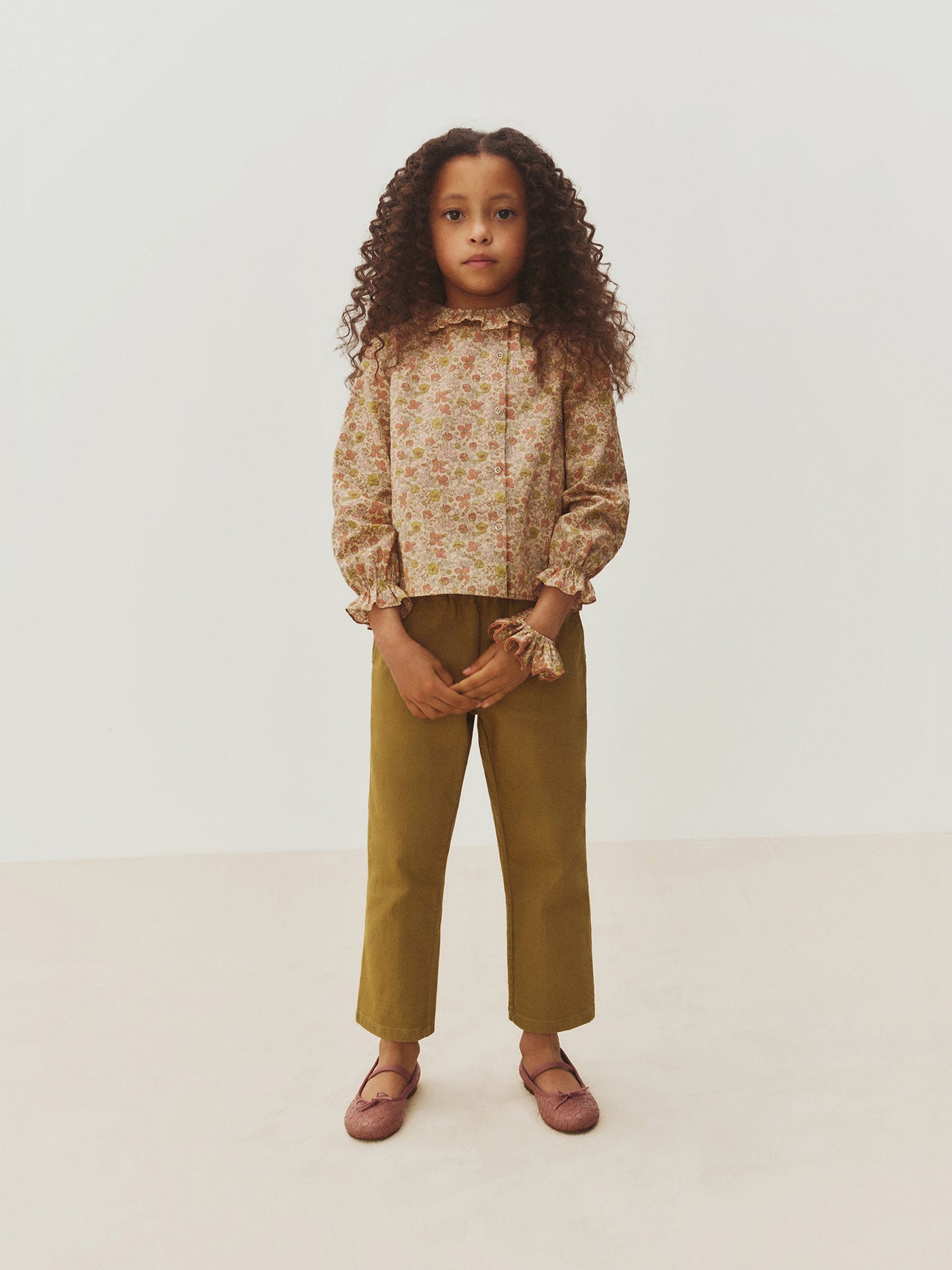 July khaki organic cotton pants