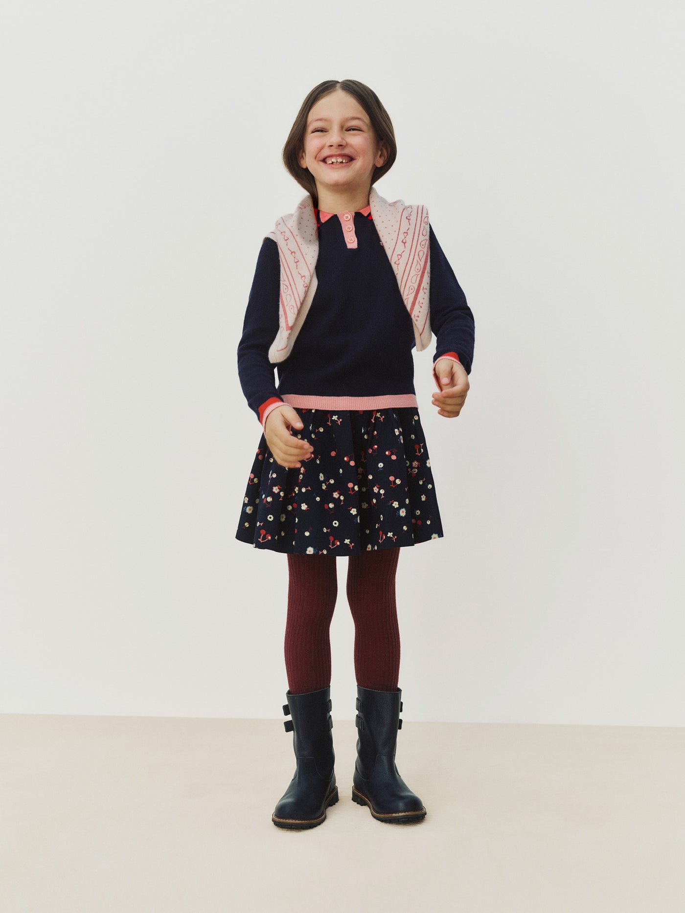 Malia jumper with a collar
