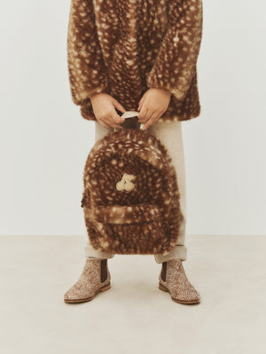 Ganj faux fur backpack