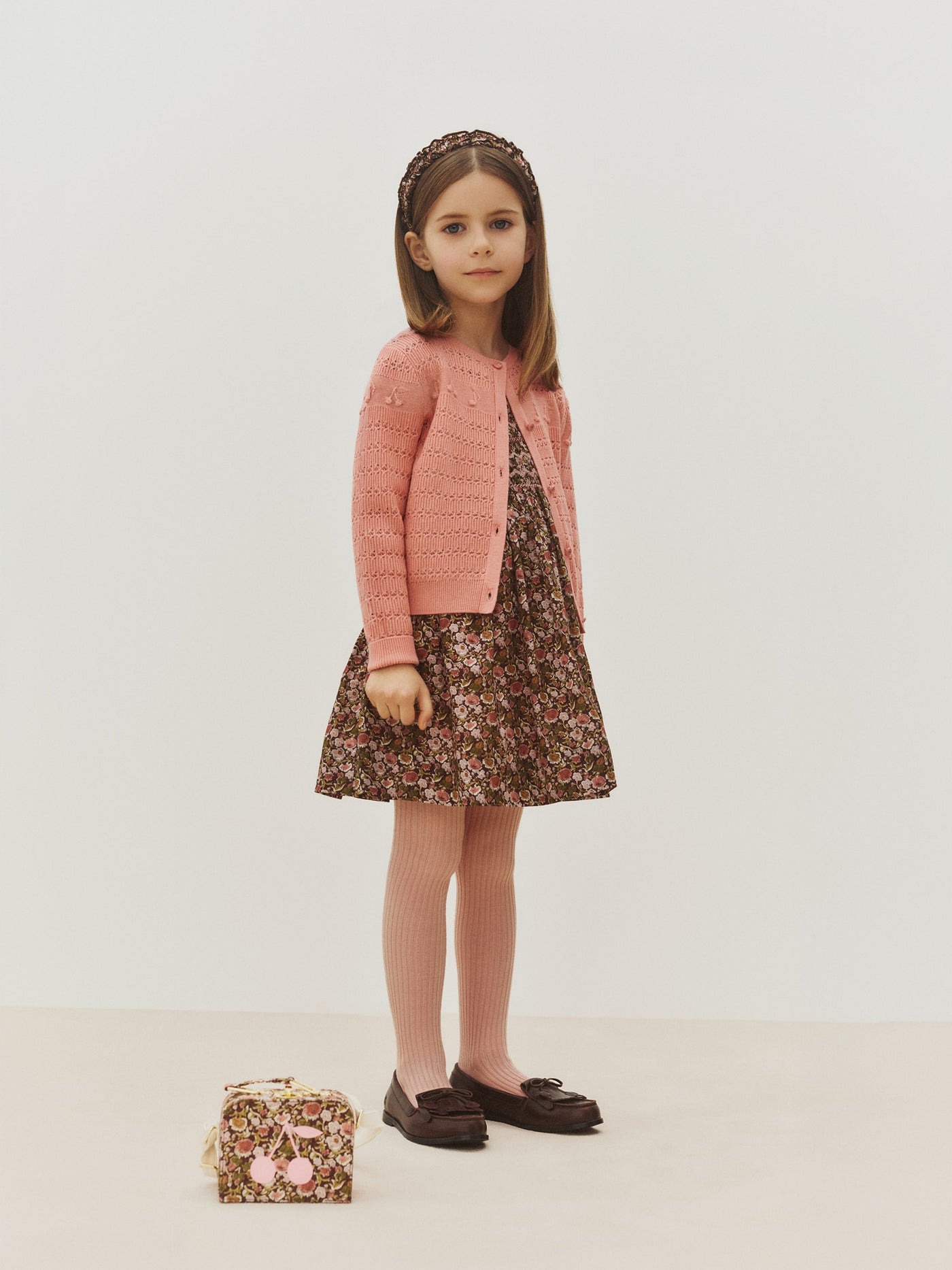 Girls’ Winter 2026 Look - Duchesse dress in Liberty fabric