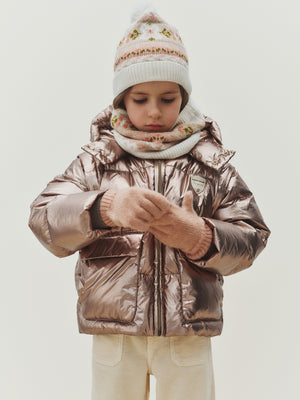Maiwenn padded jacket with removable sleeves and hood