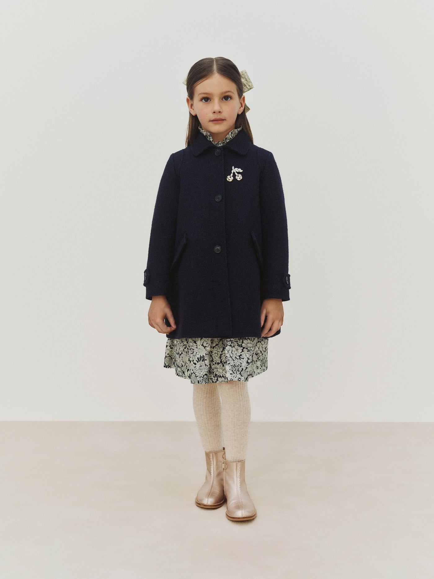Girls' Winter 2026 Look - Liberty print floral dress