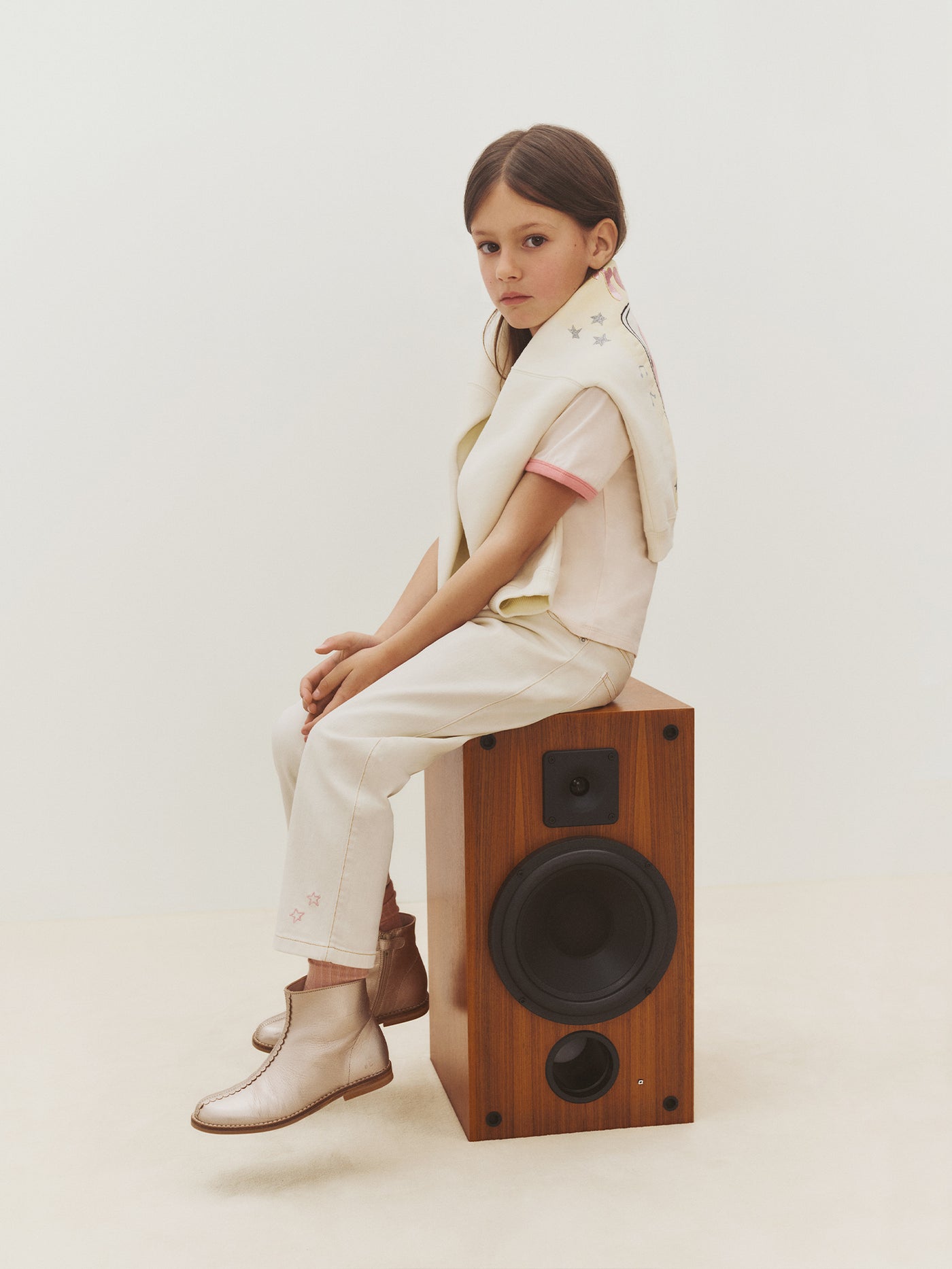 Girls’ Pre-Fall 2026 Look - Floral poplin dress