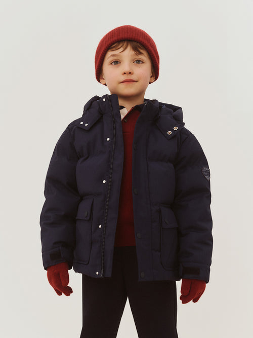 Marko waterproof padded jacket with removable hood