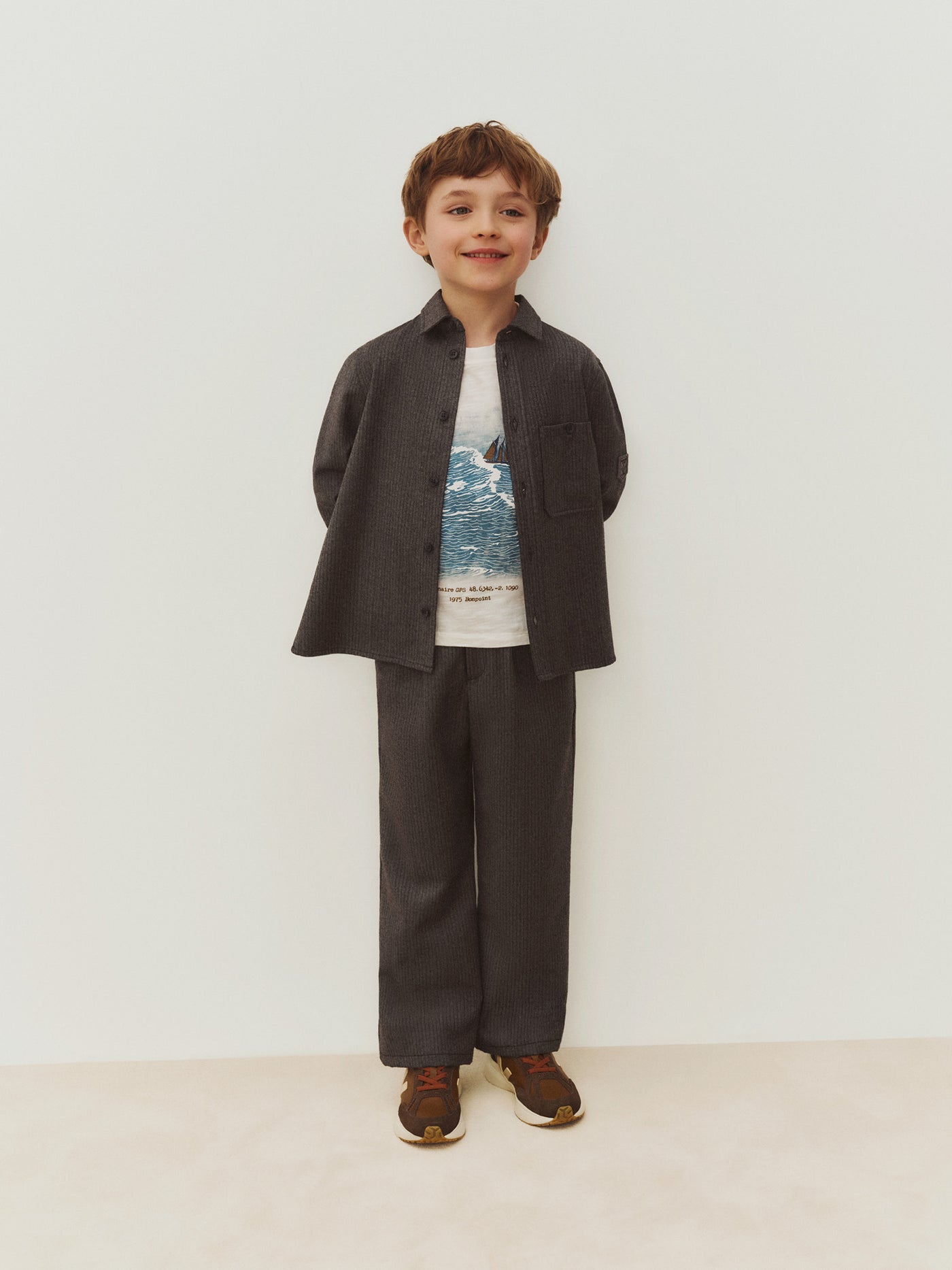 Boys’ Winter 2026 Look - Twill outfit