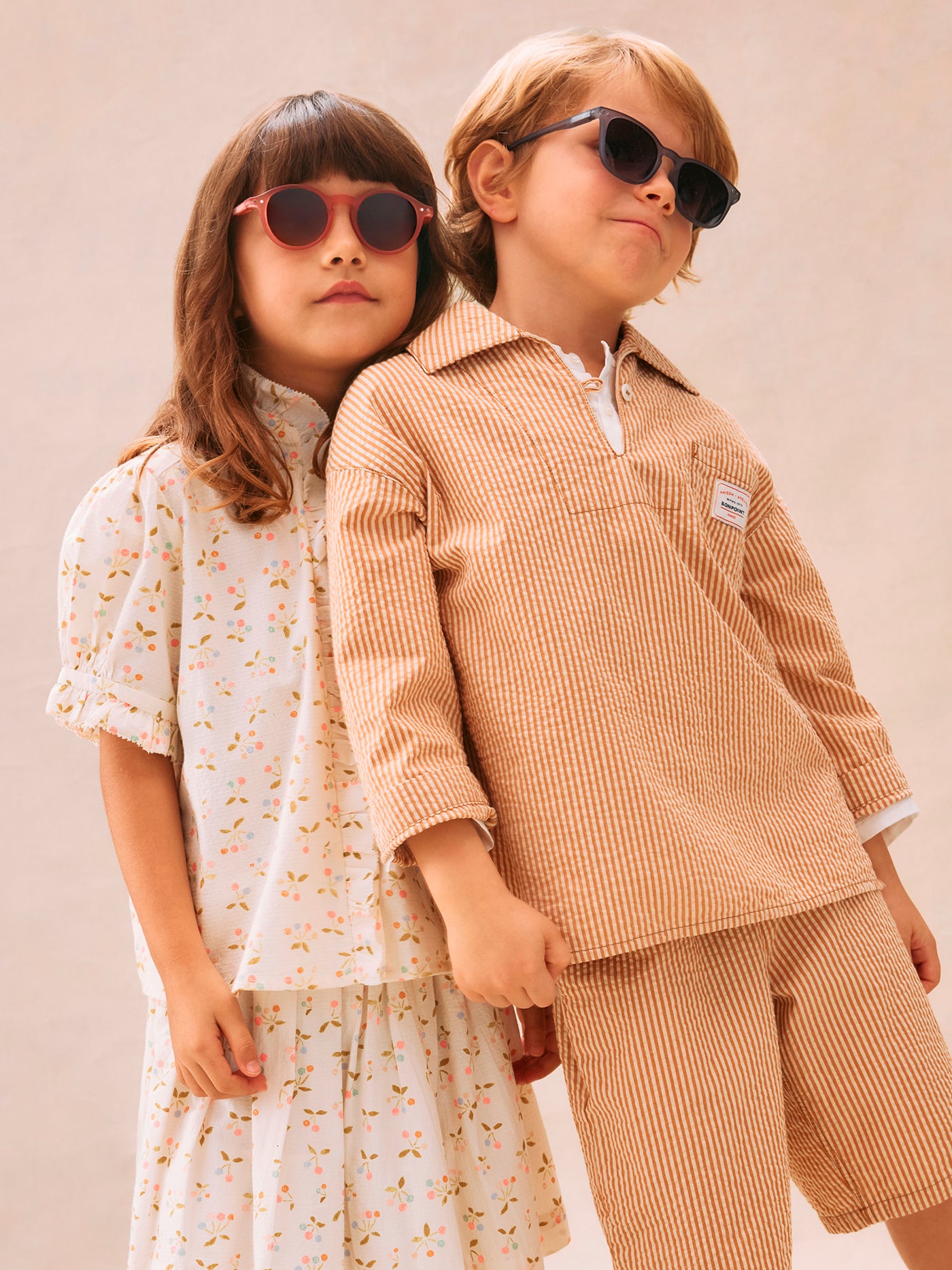 Junior Bonpoint x Izipizi Sunglasses faded pink