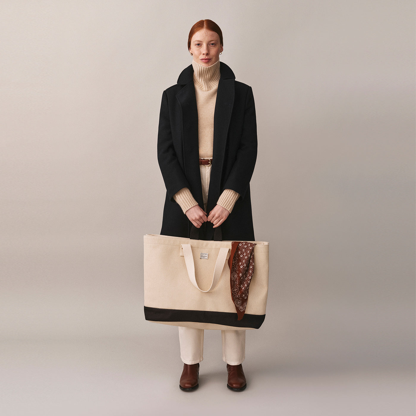 Women's Winter 2025 Look - Wool Pea Coat