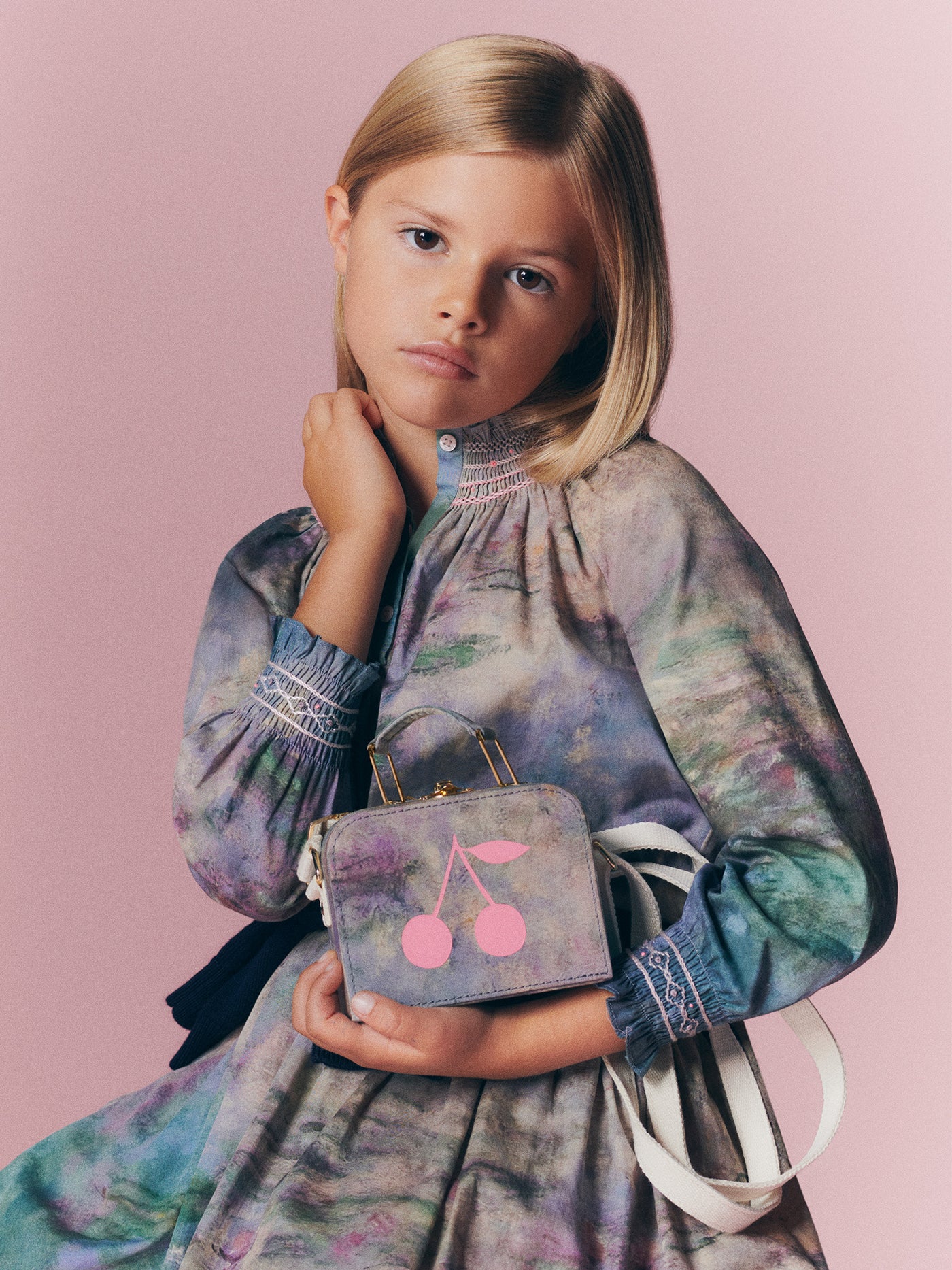 Bonpoint x MoMA Aimane printed small suitcase