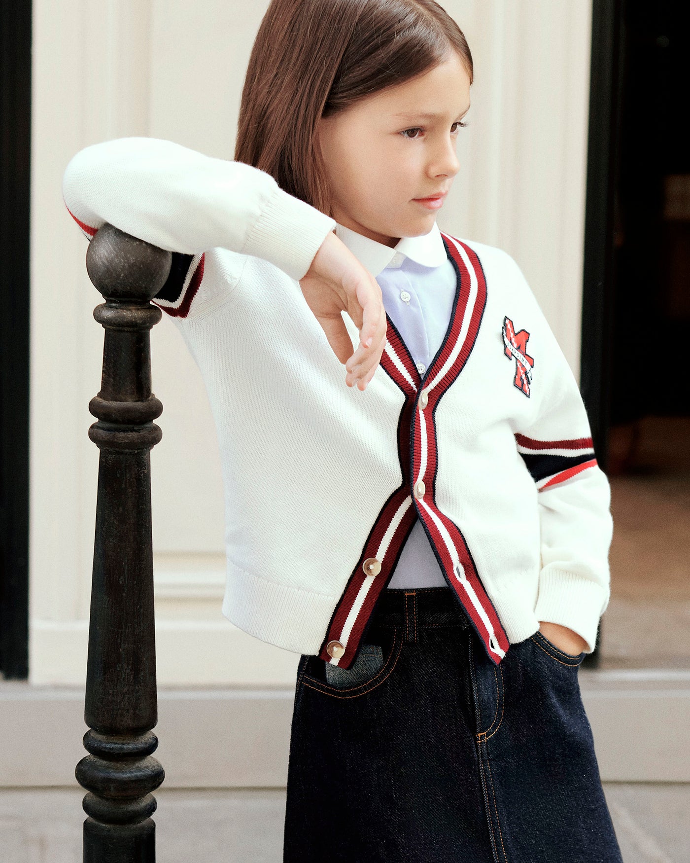 Girls’ Winter 2026 Look - Bonpoint x Maison Kitsuné