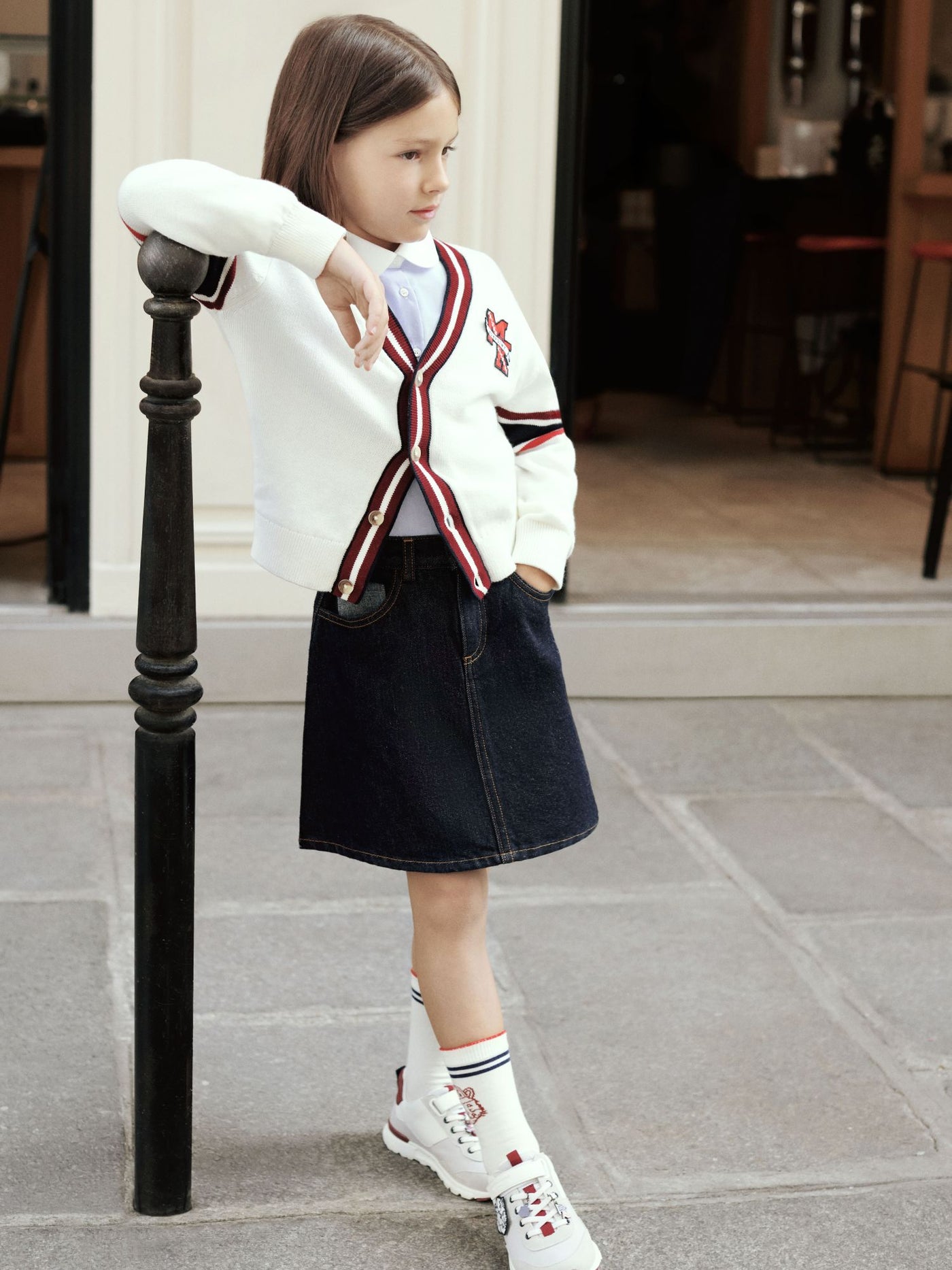 Girls’ Winter 2026 Look - Bonpoint x Maison Kitsuné