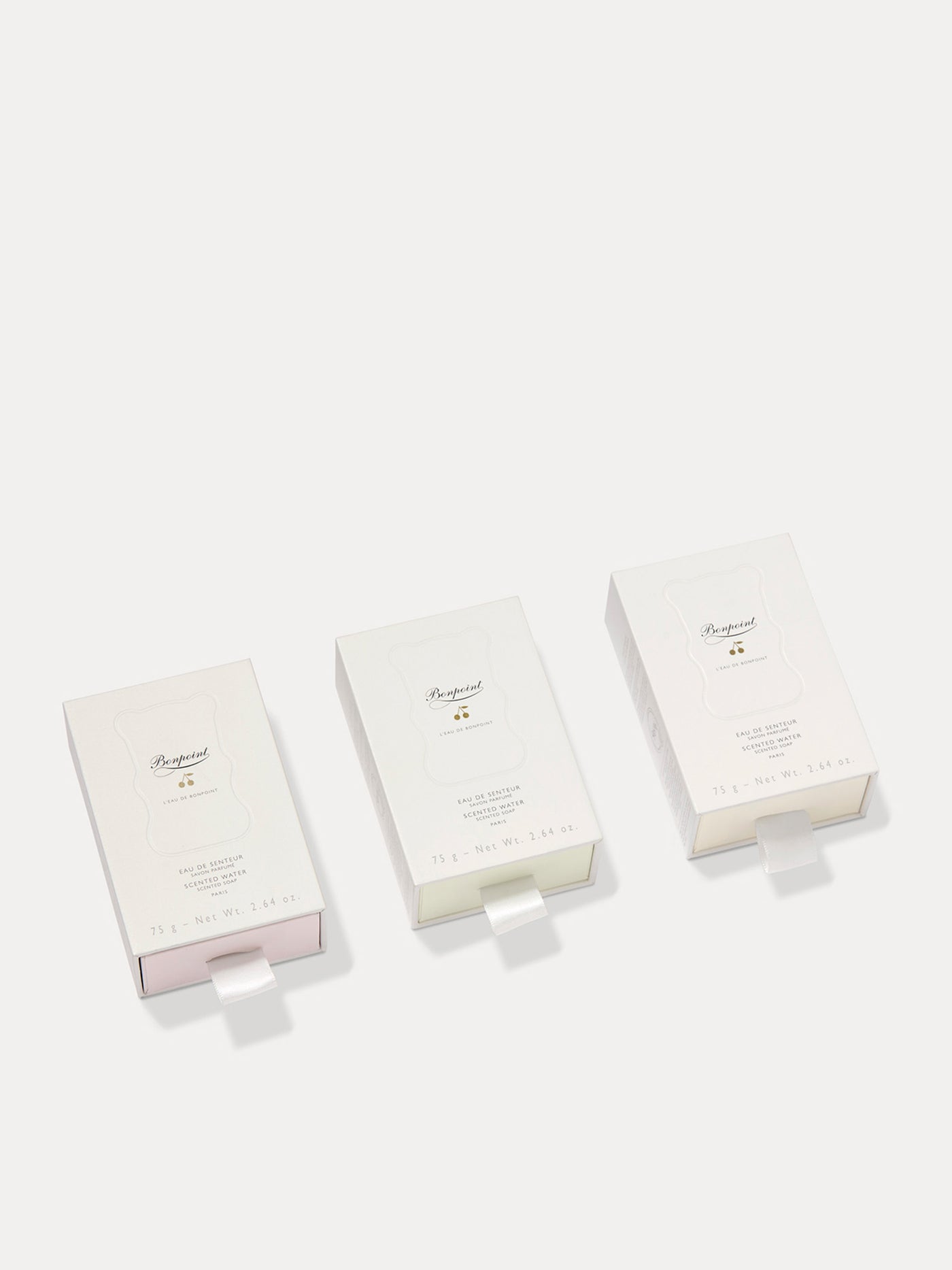 Scented teddy bear soap - Milk white