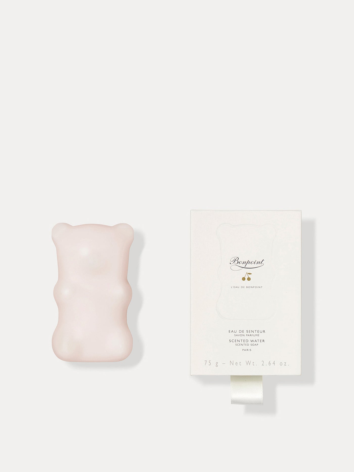 Scented teddy bear soap - Pale pink