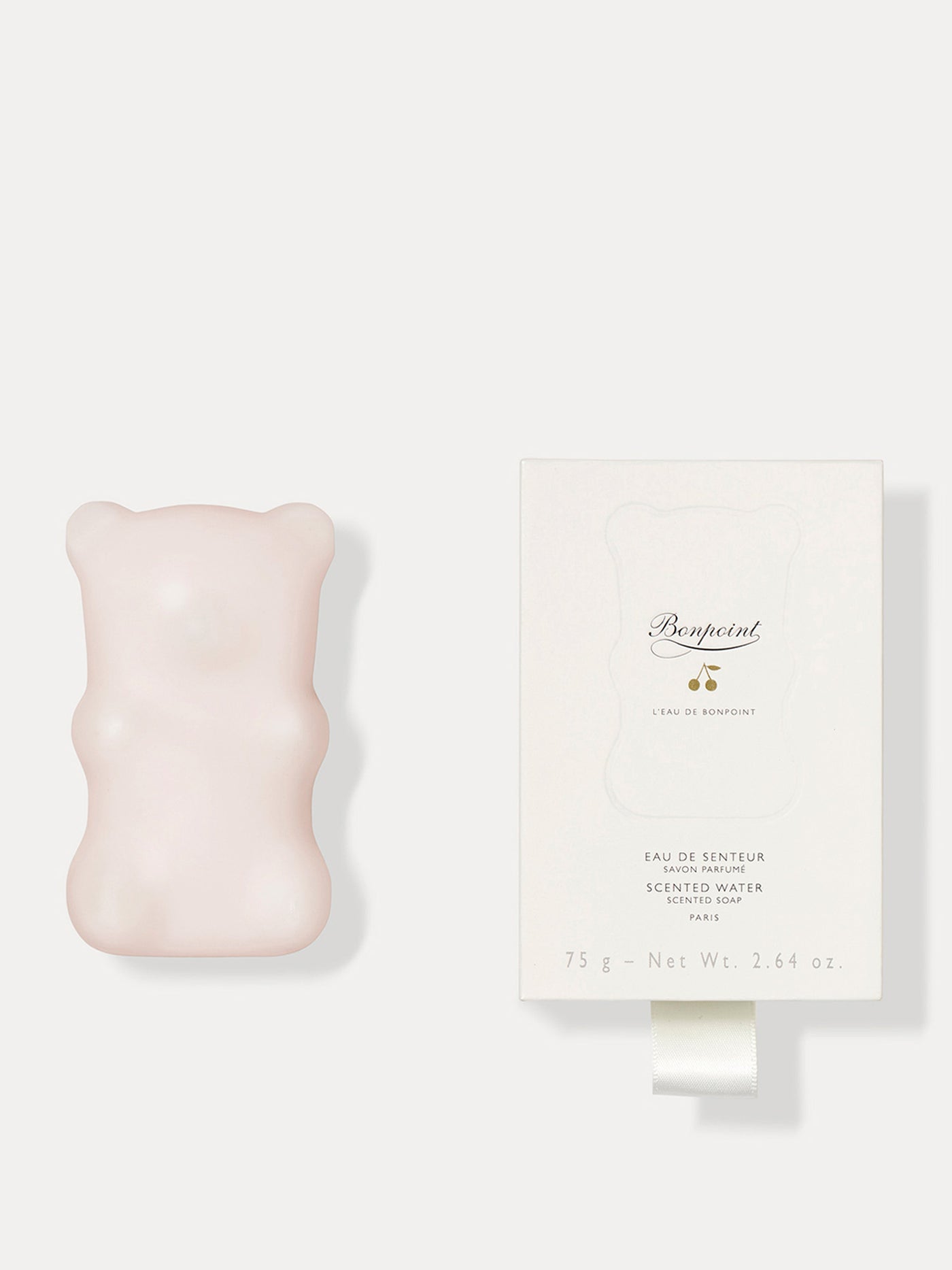 Scented teddy bear soap - Pale pink