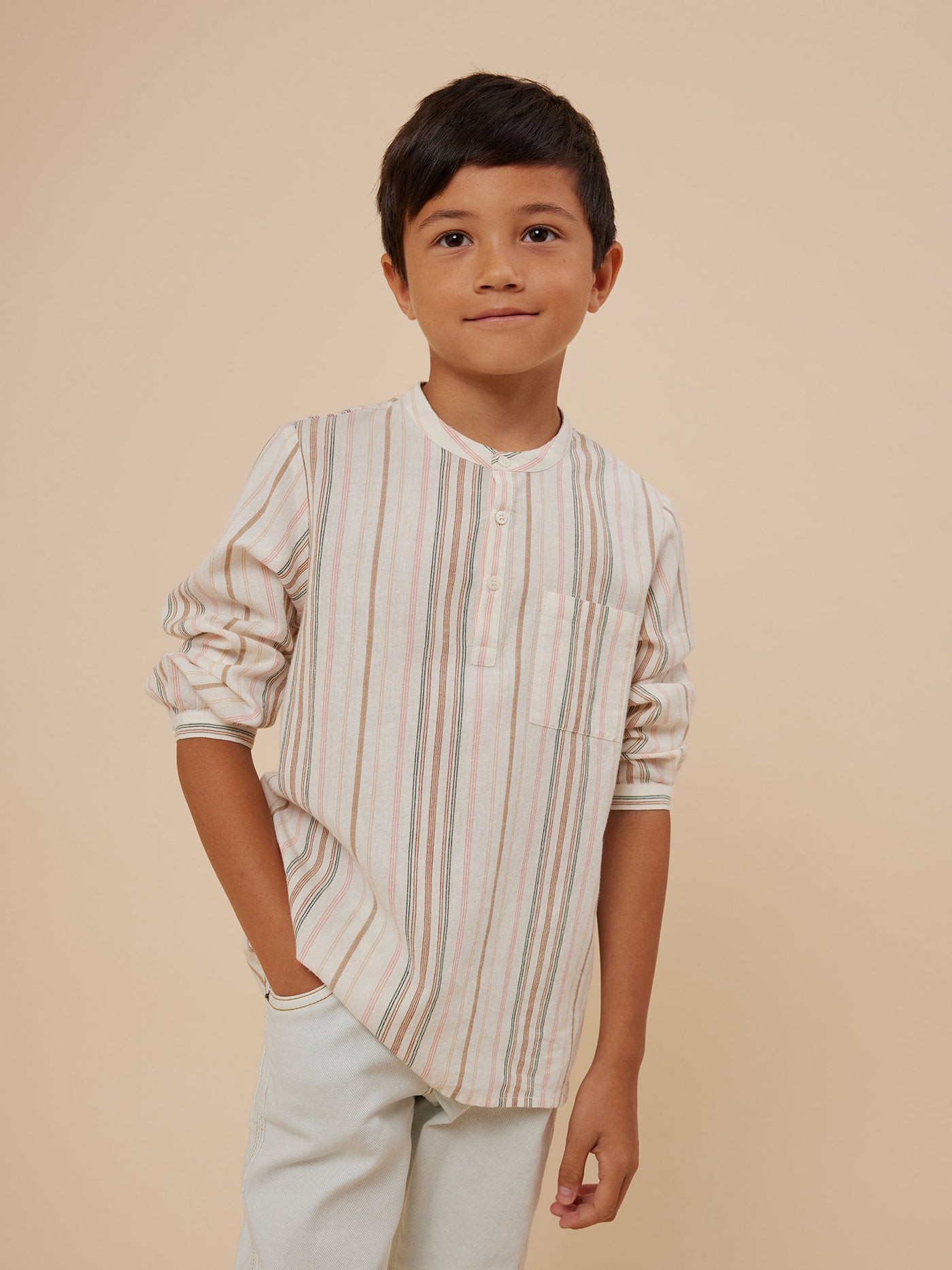 Artiste Shirt multicolored stripes