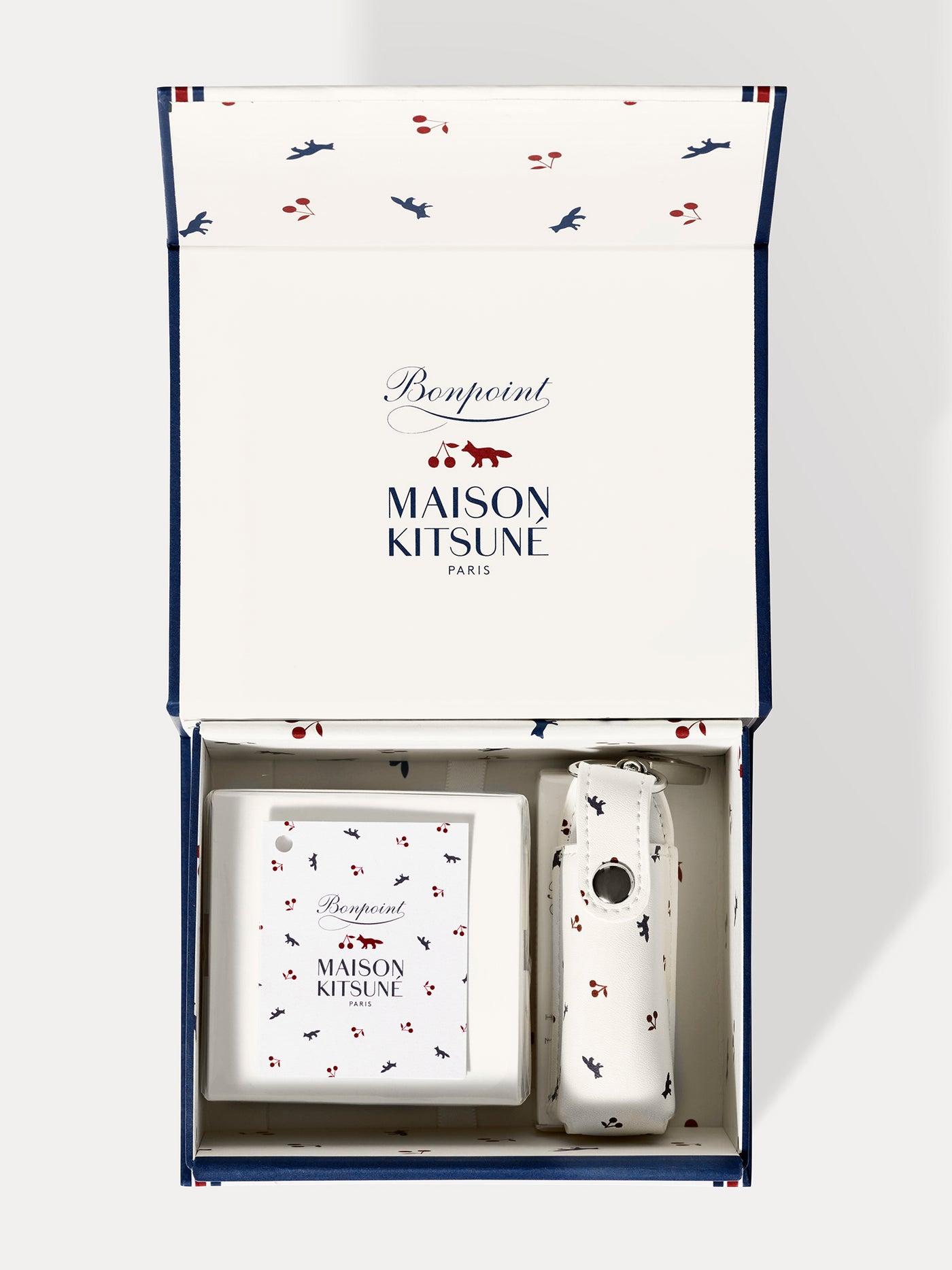 Bonpoint x Maison Kitsuné - Moisturizing face cream & Nourishing lip balm set