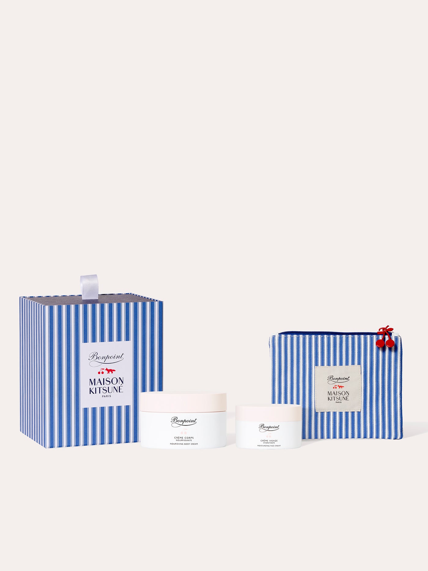Bonpoint x Maison Kitsuné - Nourishing body cream & Moisturizing face cream Duo Set