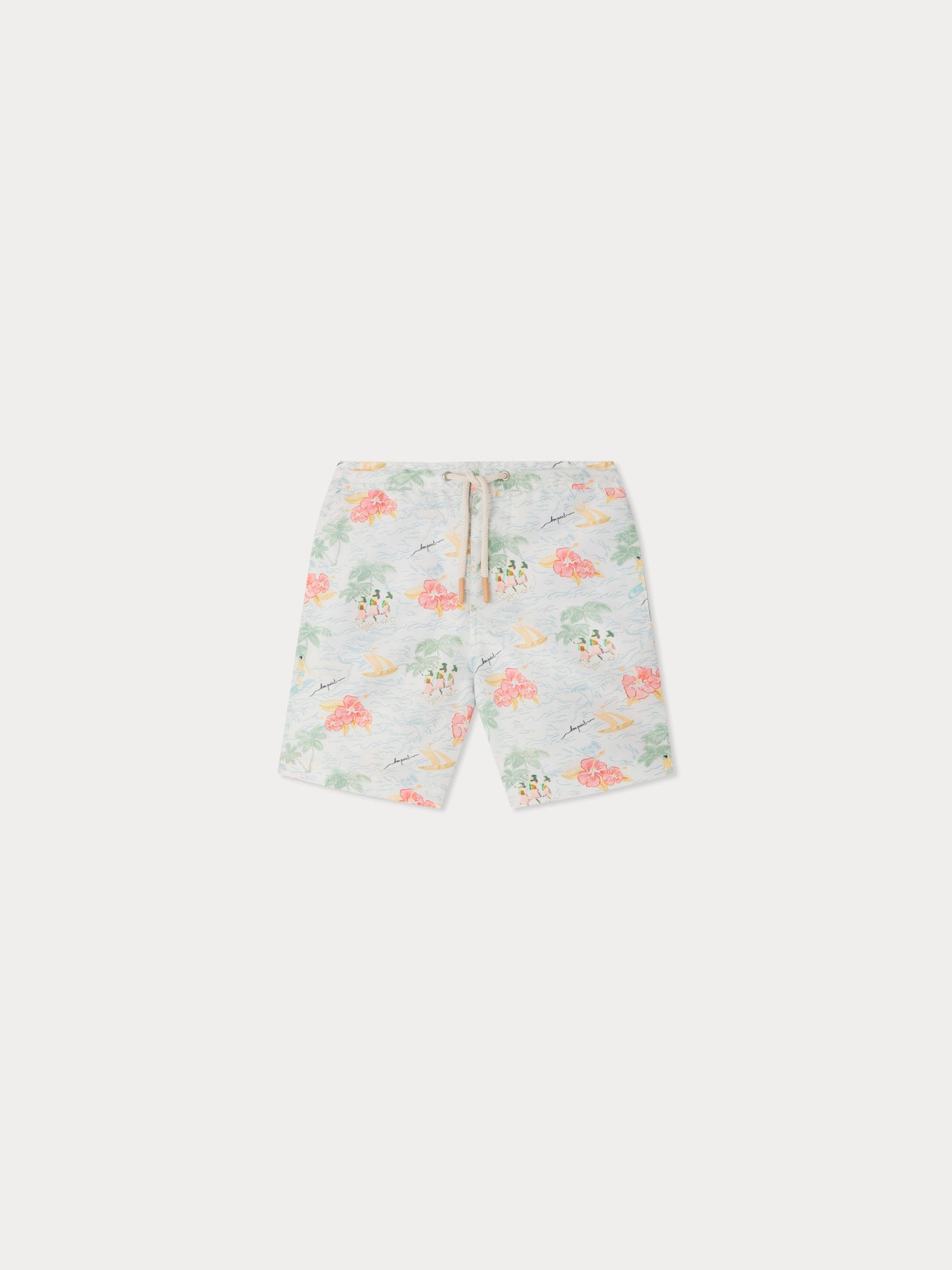 Ariel drawstring printed swim shorts