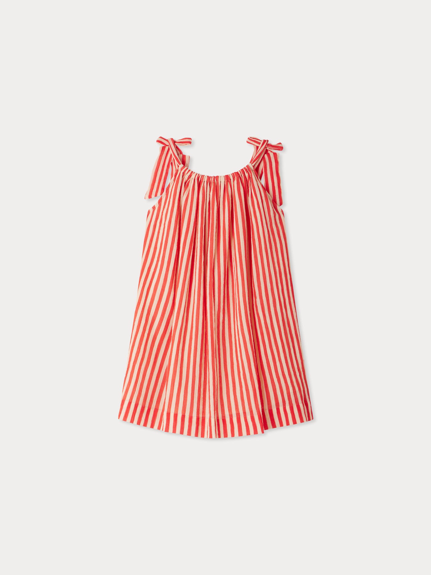 Eloise striped crepe dress