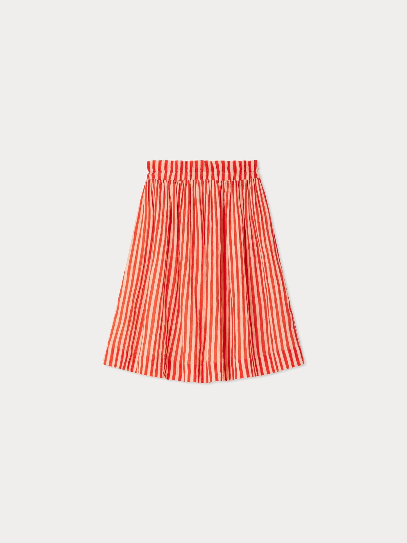 Elyna striped crepe skirt