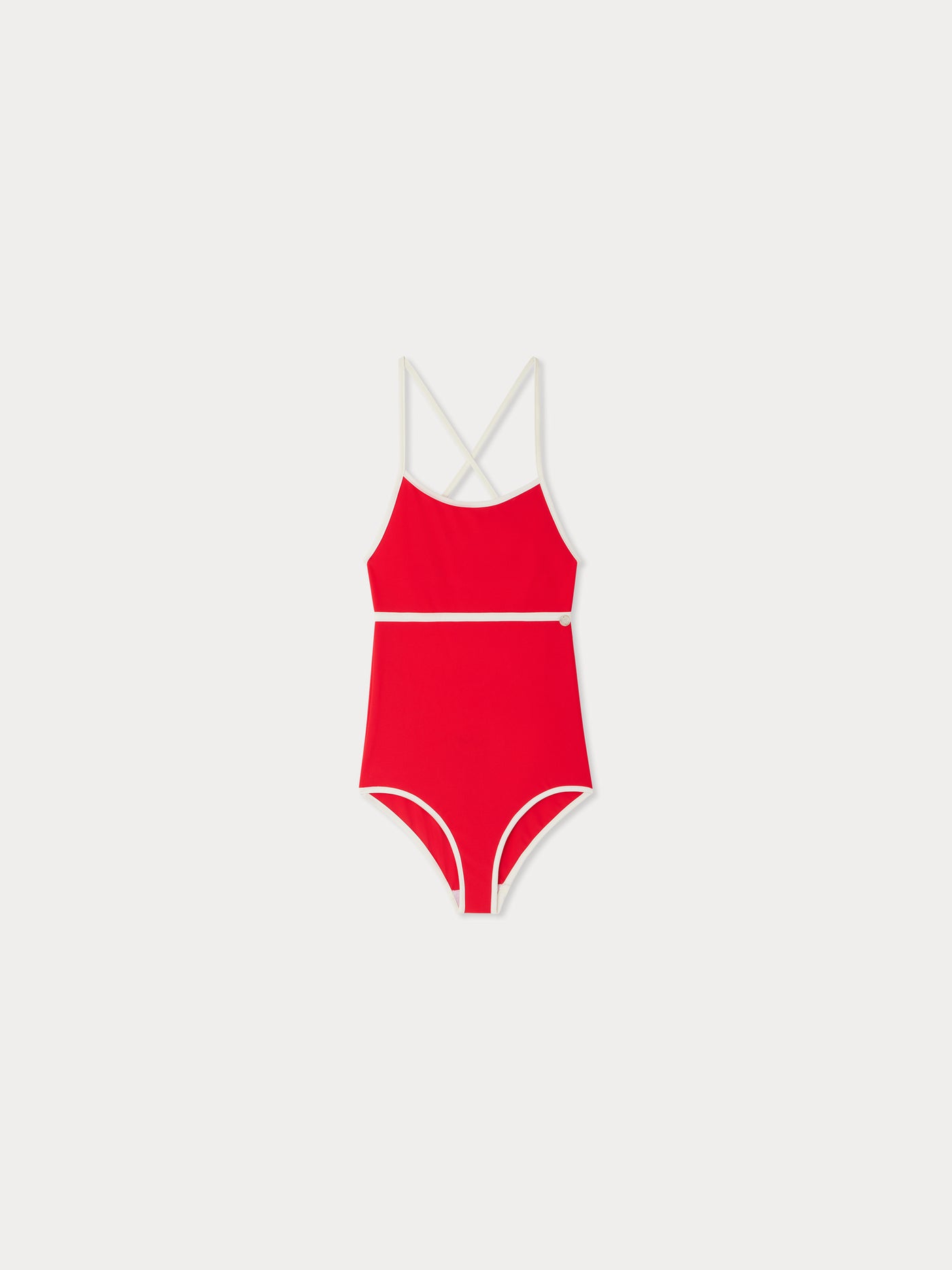 Altamura two-tone one-piece swimsuit