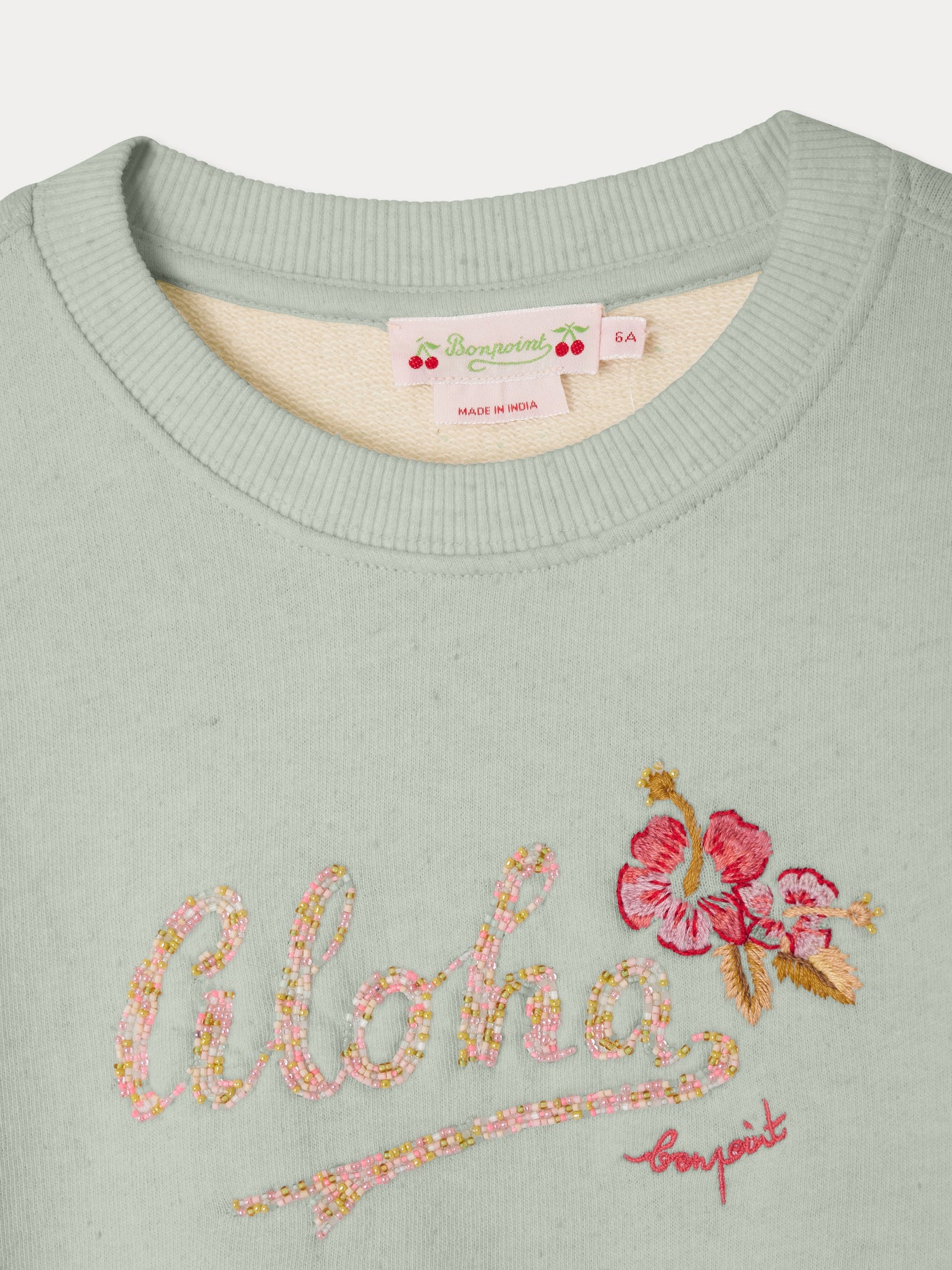 Edwige embroidered fleece sweatshirt